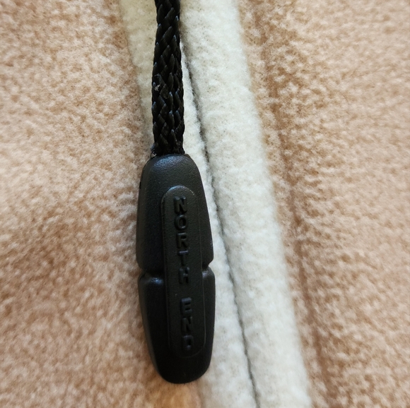 North End women polar fleece full zip Jacket. Beige /cream color,Size XL - Picture 5 of 8